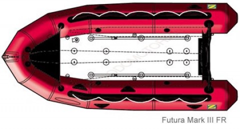 Лодка надувная ZODIAC Futura Mark III FastRoller 450