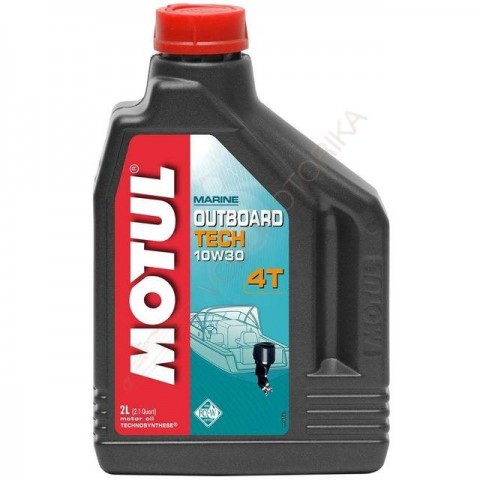 Моторное масло для 4-х тактных двигателей MOTUL OUTBOARD TECH 4T (2 л)